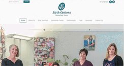Desktop Screenshot of birthoptions.co.za